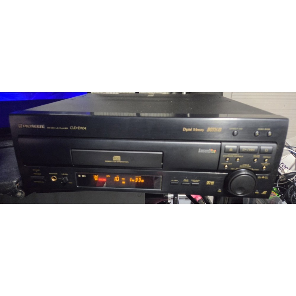 Pioneer CLD-D704 LaserDisc Player With 5 Movies Tested And Works!